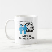 Lässt LKW-Freund-Kaffee-Tasse sein Kaffeetasse (Links)