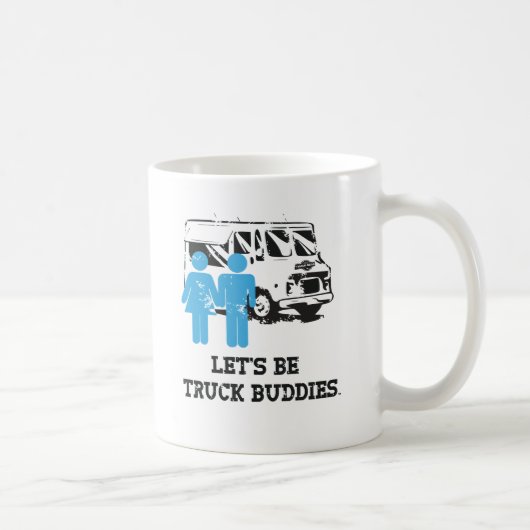 Lässt LKW-Freund-Kaffee-Tasse sein Kaffeetasse (Rechts)