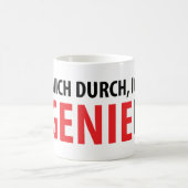 Lasst mich durch ich Behälter Ingenieur Kaffeetasse (Mittel)