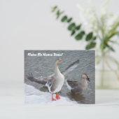 Lässt mich wollen, um zu tanzen! postkarte (Stehend Vorderseite)