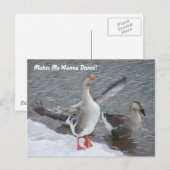 Lässt mich wollen, um zu tanzen! postkarte (Vorne/Hinten)