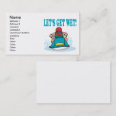 Lässt naß erhalten visitenkarte (Vorne/Hinten)