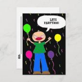 Lässt Party Einladung (Vorne/Hinten)