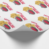 Lässt Salsa Geschenkpapier (Ecke)