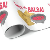 Lässt Salsa Geschenkpapier (Rolleneckpunkt)