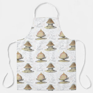 Lasst sie Kuchen essen Konditor lustig französisch Schürze