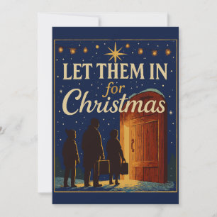Lasst Sie Zu Weihnachten Design Einladung