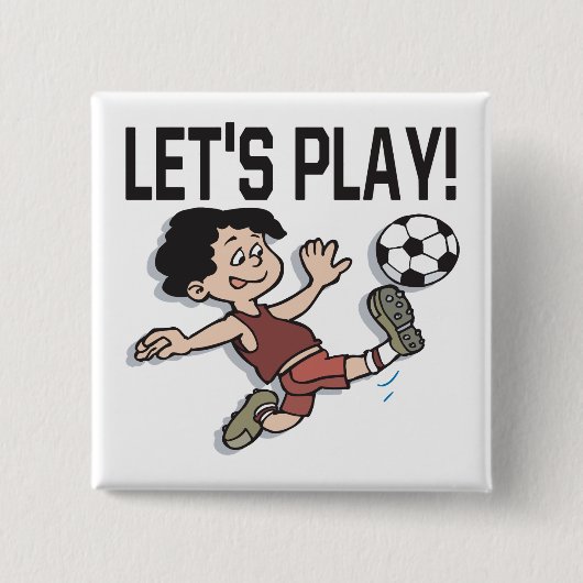 Lässt Spiel Button (Vorderseite)