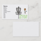 Lässt Spiel Visitenkarte (Vorne/Hinten)