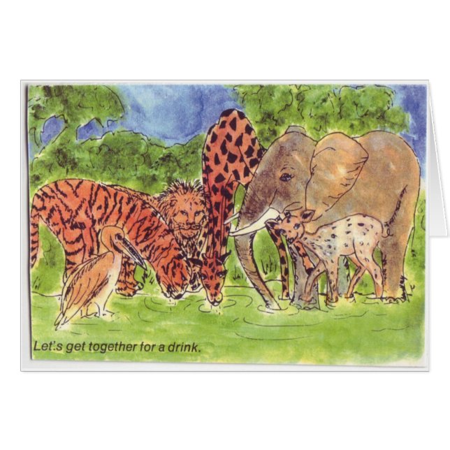 Lässt Treffen für ein Getränk (Vorderseite (Horizontal))