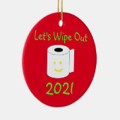 Lasst uns 2021 Keramik-Ornament abschaffen Keramik Ornament (Rechts)