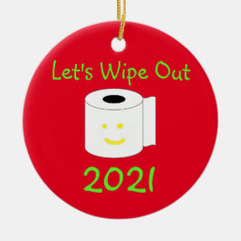 Lasst uns 2021 Keramik-Ornament abschaffen Keramik Ornament