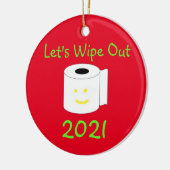 Lasst uns 2021 Keramik-Ornament abschaffen Keramik Ornament (Links)