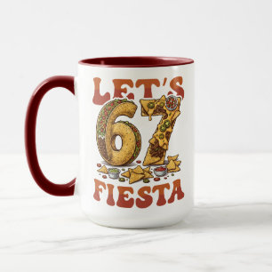 Lasst uns 67 Fiesta Lustiger Cinco De Mayo Taco Na Tasse