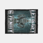 Lasst uns 6 7endy Alpha Wolf Meme Lustiger Humor b Fleecedecke (Vorderseite (Horizontal))