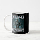 Lasst uns 6 7endy Alpha Wolf Meme Lustiger Humor b Kaffeetasse (Links)