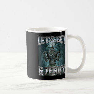Lasst uns 6 7endy Alpha Wolf Meme Lustiger Humor b Kaffeetasse