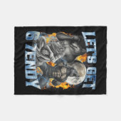Lasst uns 6 7endy Cool Lustig Alpha Wolf Werwolf I Fleecedecke (Vorderseite (Horizontal))