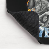 Lasst uns 6 7endy Cool Lustig Alpha Wolf Werwolf I Mousepad (Ecke)
