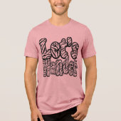 Lasst uns Abenteuer erleben Tri-Blend Shirt (Vorderseite)