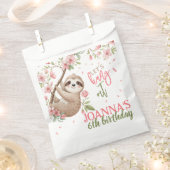 Lasst uns abhängen Faultier Kindergeburtstag Geschenktütchen (Ausgeschnitten)
