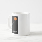 Lasst uns abprallen kaffeetasse (Vorderseite Links)