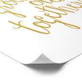 Lasst uns alte Liebe wachsen lassen Poster (Ecke)