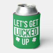 Lasst uns am St. Patrick's Day Glück haben Dosenkühler (Kanne Vorderseite)