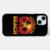 Lasst uns an den Strand gehen Case-Mate iPhone Hülle (Rückseite (Horizontal))