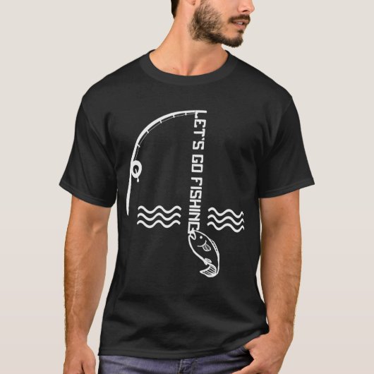 Lasst uns angeln 2 T-Shirt (Vorderseite)