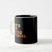 Lasst uns Astrophysische, sonnige Astrophysik-Gewe Zweifarbige Tasse (Vorderseite Links)