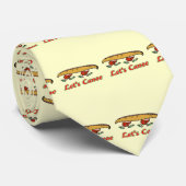 Lasst uns auch Kanufahren Krawatte (Gerollt)