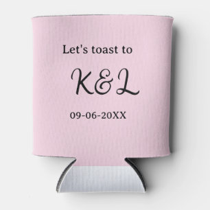 Lasst uns auf den Hochzeitsantrag mit Namen und Bu Dosenkühler