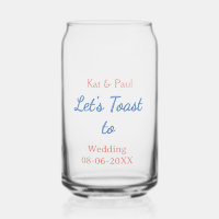 Lasst uns auf die Hochzeit name datum einfaches Pa