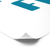 Lasst uns auf einen lesenden Frenzy Teacher Shark  Poster (Ecke)