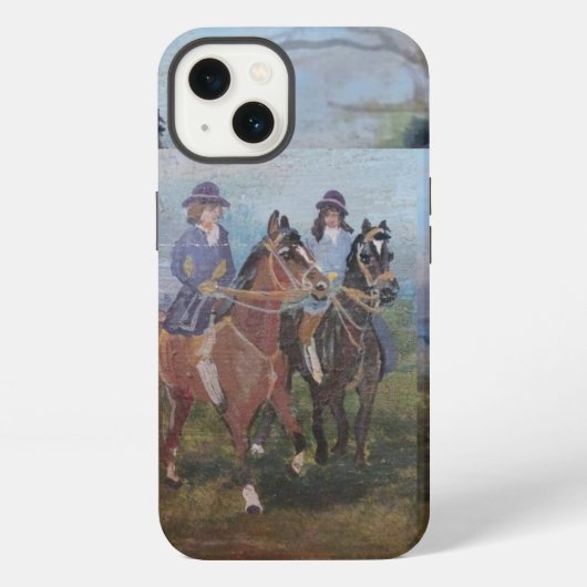Lasst uns auf Fuchsjagd gehen iPhone Hülle (Rückseite)