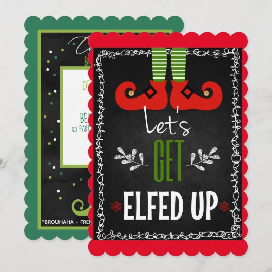 Lasst uns aufhören einladung (Vorne/Hinten)