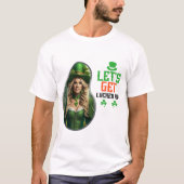 Lasst uns aufhören - Lasst uns unsere Brille heben T-Shirt (Vorderseite)