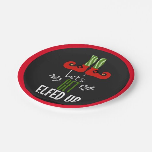 Lasst uns aufhören pappteller (Schrägansicht)