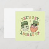 Lasst uns auflucken - Funny Leprechaun Clover (Vorne/Hinten)