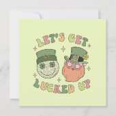 Lasst uns auflucken - Funny Leprechaun Clover (Vorderseite)
