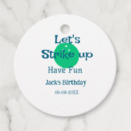 Lasst uns aufschlagen und Spaß haben Grün-Ball-Geb Geschenkanhänger