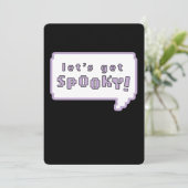 "Lasst uns ausruhen!" Einladungen zu Halloween-Par (Stehend Vorderseite)