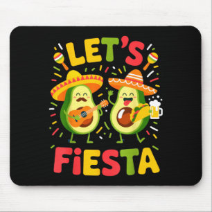 Lasst uns Avocado-Party-Vibes zum Cinco de Mayo fe Mousepad