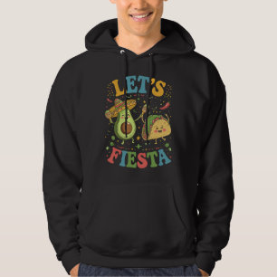 Lasst uns Avocado und Tacos Cinco De Mayo feiern Hoodie
