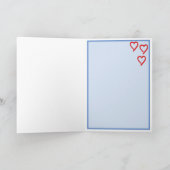 Lasst uns AvoCuddle Avodado die Grußkarte ablegen Karte (Innenseite)