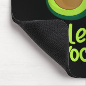 Lasst uns Avocuddle süßes Avocado-Paar Valentinsta Mousepad (Ecke)