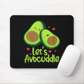 Lasst uns Avocuddle süßes Avocado-Paar Valentinsta Mousepad (Mit Mouse)