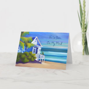 Lasst uns bald aufholen   Du warst mir im Kopf Karte