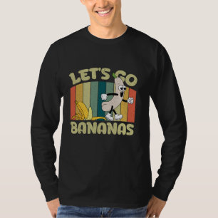 Lasst uns Banana Butt Retro lustige Banane Meme Ba T-Shirt